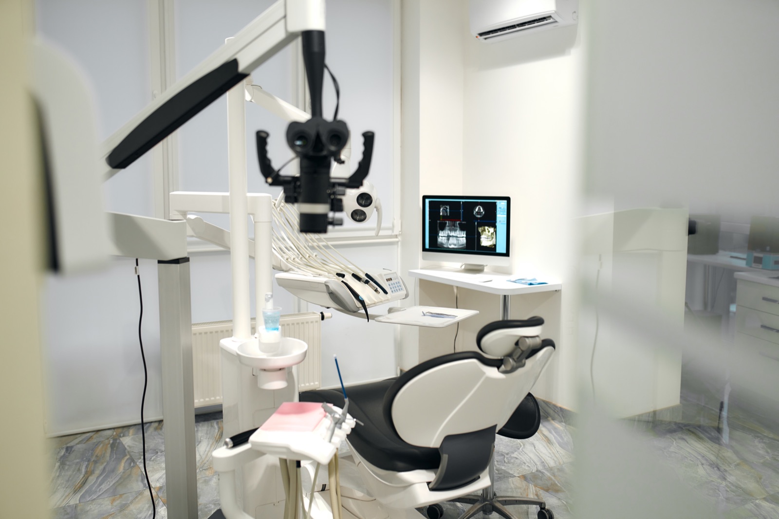 Modern dental clinic interior