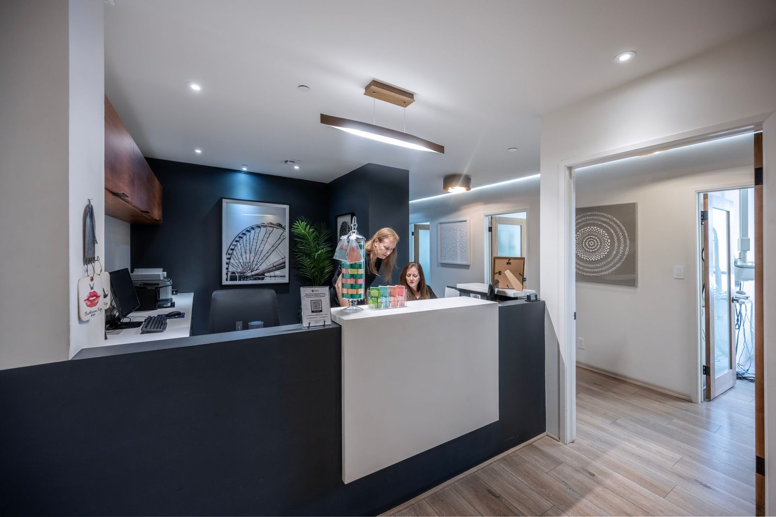 Reception at Smile First Dental