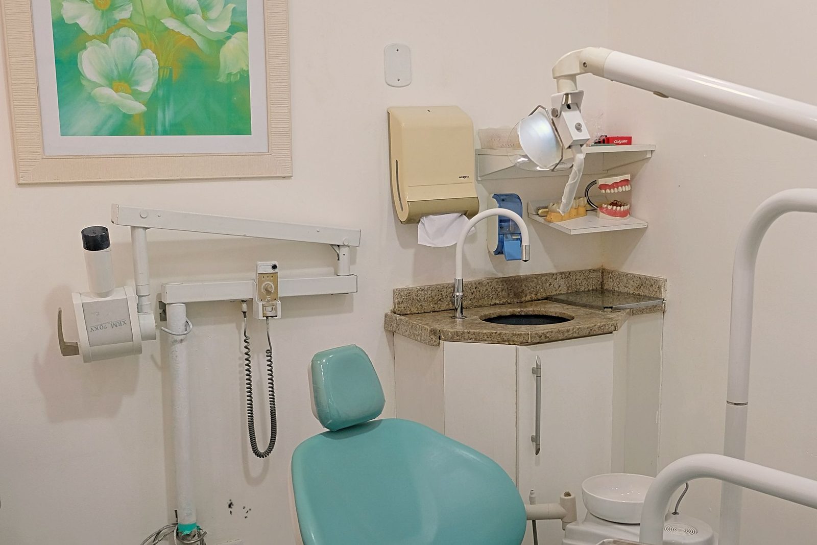 Calm treatment room at Smile First Dental